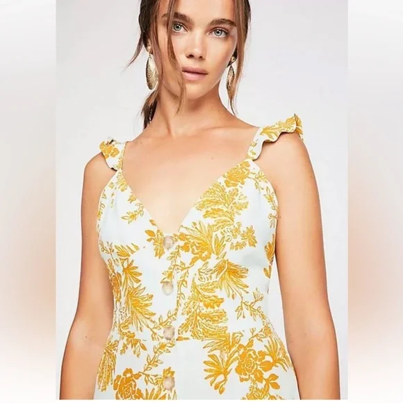 Free People Be the One Jumpsuit | size 6 - Picture 2 of 11